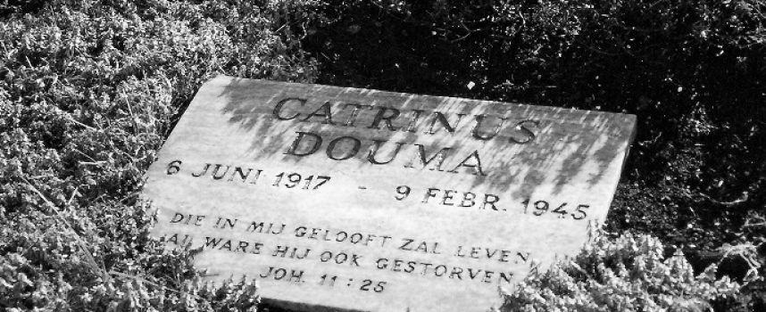 Verzetsheld Catrinus Douma (1917 – 1945) verdient eerbetoon in Slootdorp